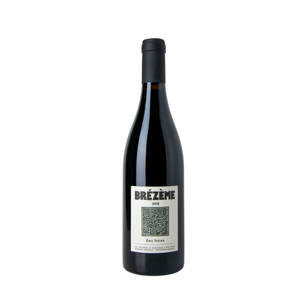 A bottle of 2018 Brézème by Éric Texier from The Living Vine